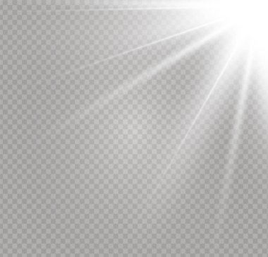 Beyaz parlayan ışık