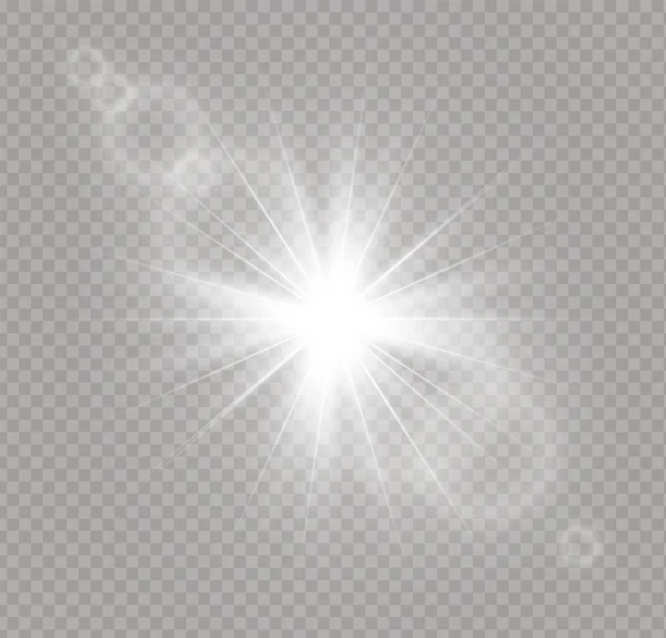 Белый солнечный свет — стоковый вектор