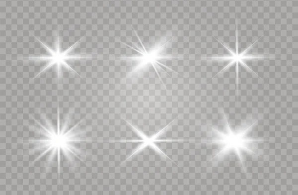 Λευκό λαμπερό φως — Διανυσματικό Αρχείο