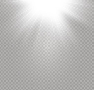 Beyaz parlayan ışık