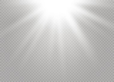 Beyaz parlayan ışık