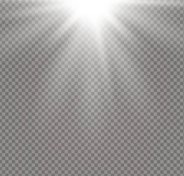 Beyaz parlayan ışık