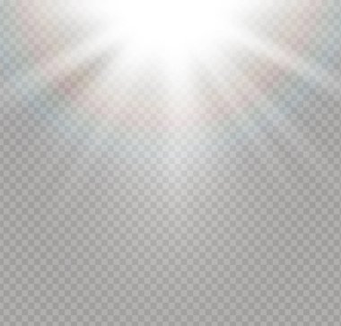 Beyaz parlayan ışık