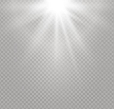 Beyaz parlayan ışık