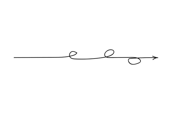 疯狂凌乱的线条 复杂道路的符号集 有涂鸦的圆形单元 混沌符号 通过以弯曲或纠结球为中心的线性箭头 向量例证 — 图库矢量图片