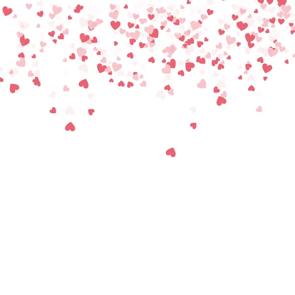 Corazón de confeti cayendo — Vector de stock