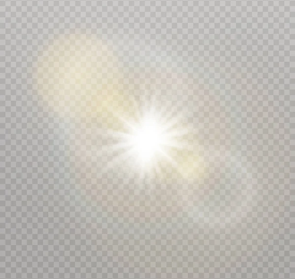 白色阳光灯 — 图库矢量图片
