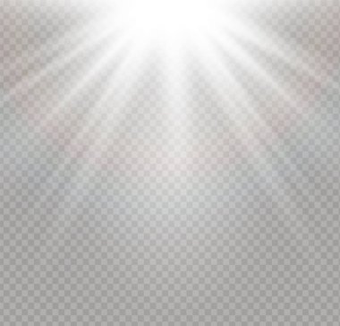 Beyaz parlayan ışık