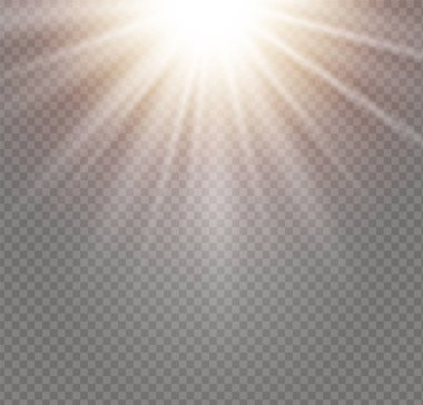 Beyaz parlayan ışık