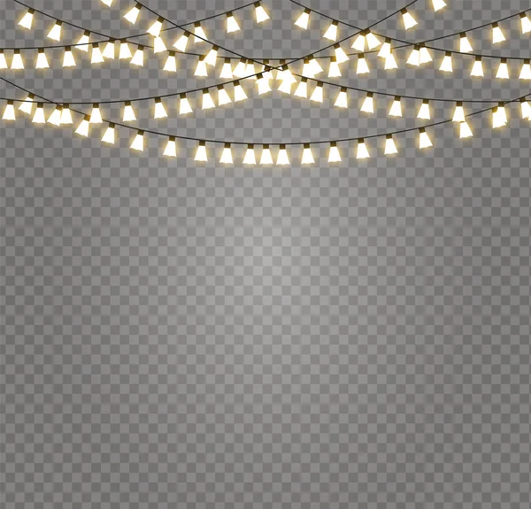 Christmas lights lamp — Stockvector