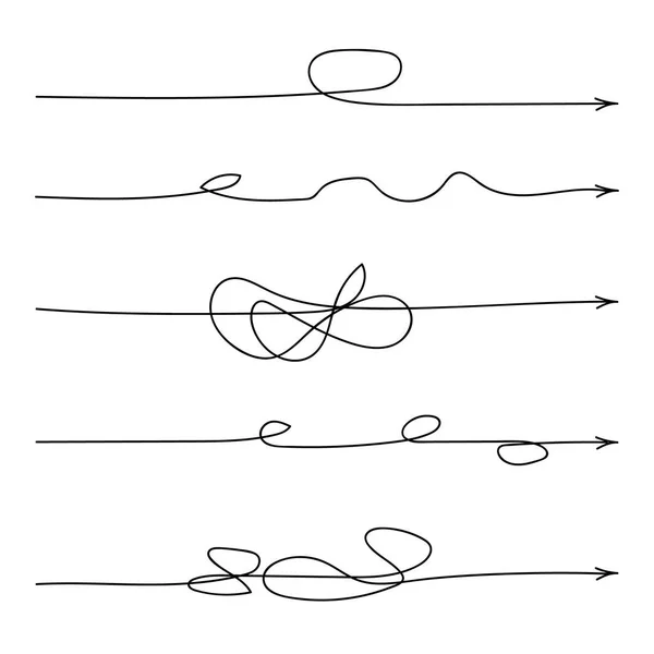 Loca línea desordenada — Vector de stock