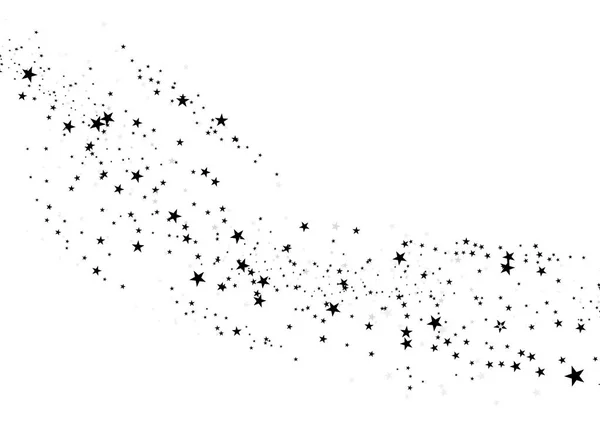 在白色背景上的星星 — 图库矢量图片