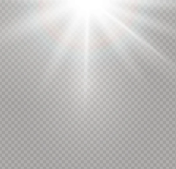 Luz blanca brillante — Vector de stock