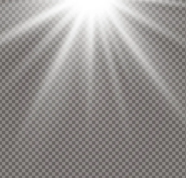 Luz blanca brillante — Vector de stock