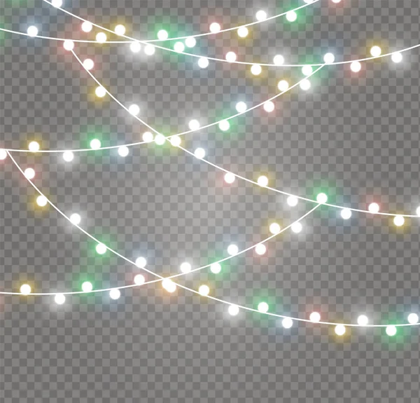 Karácsonyi fények lámpa — Stock Fotó