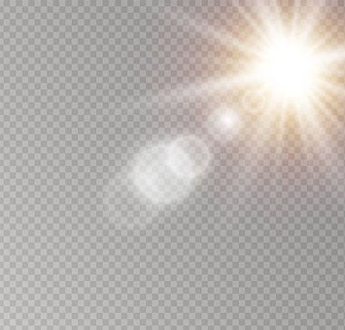 Beyaz güneş ışık