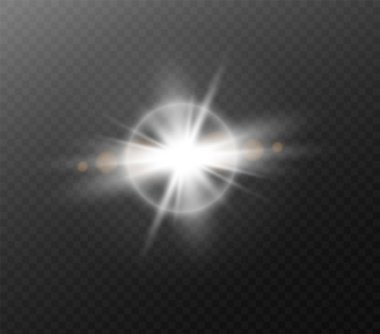 Beyaz güneş ışık