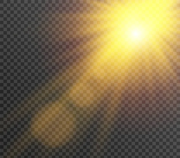 Beyaz güneş ışık — Stok Vektör