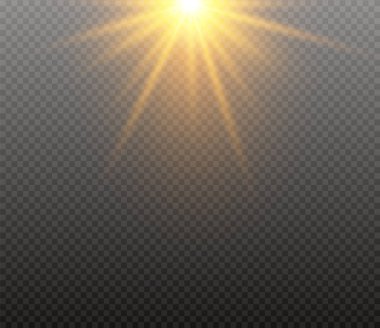 Beyaz parlayan ışık