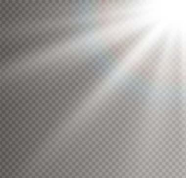 Beyaz parlayan ışık