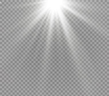 Beyaz parlayan ışık