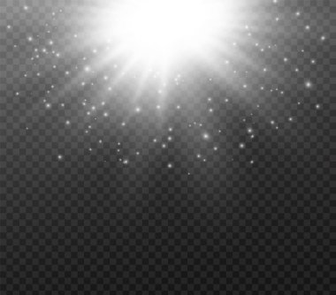 Beyaz parlayan ışık