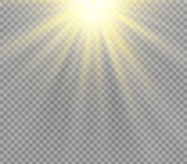 Beyaz parlayan ışık