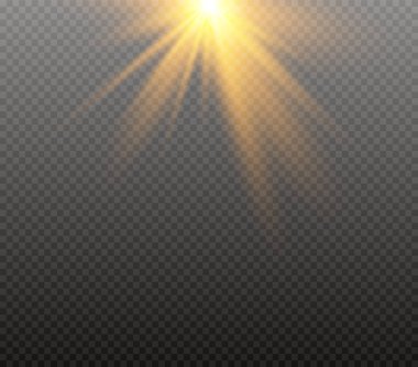 Beyaz parlayan ışık