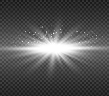 Sarı parlayan ışık