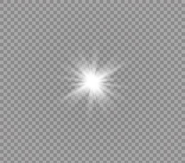 Sarı parlayan ışık