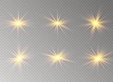 Sarı parlayan ışık