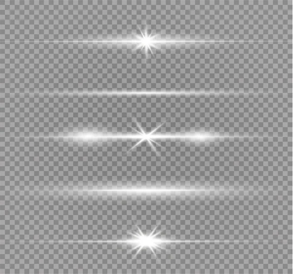 Lumière blanche brillante — Image vectorielle