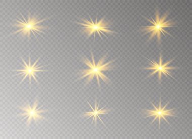 Sarı parlayan ışık