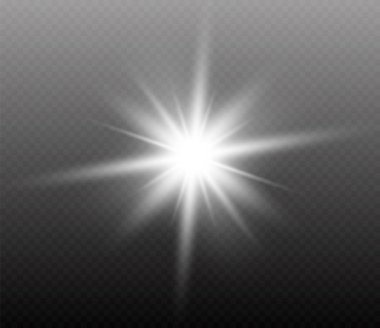 Sarı parlayan ışık