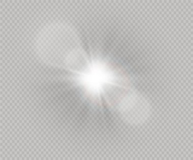 Sunlight bir saydam bokeh