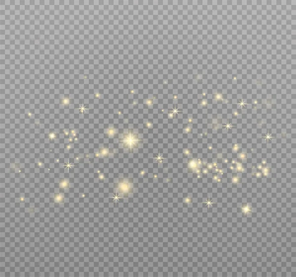 Witte vonken sterren — Stockvector