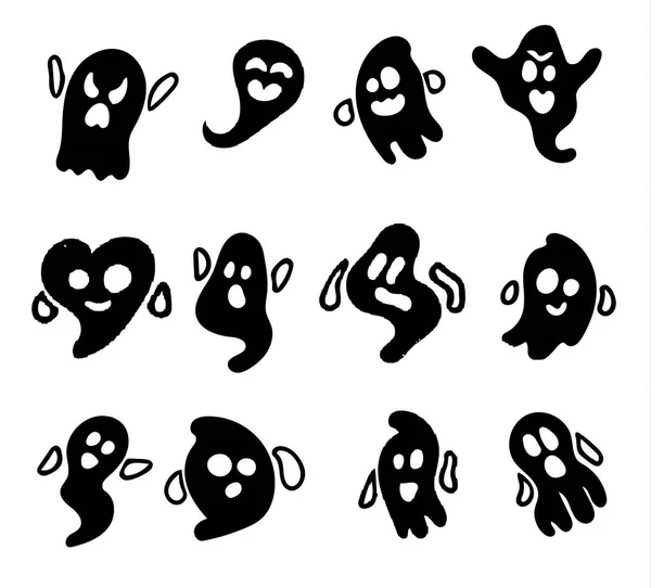 Halloween kis Ghost — Stock Vector