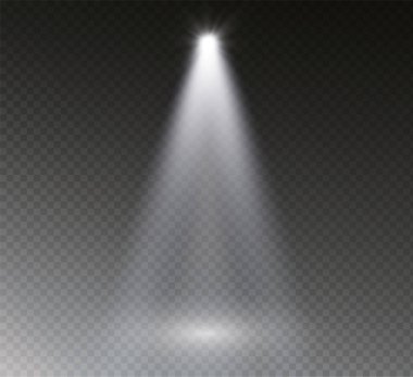 Spot ışıkları parlıyor. 