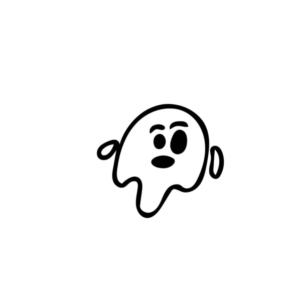 Halloween Little Ghost — Stock Vector