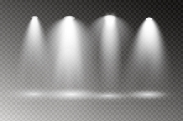 The spotlight shines 