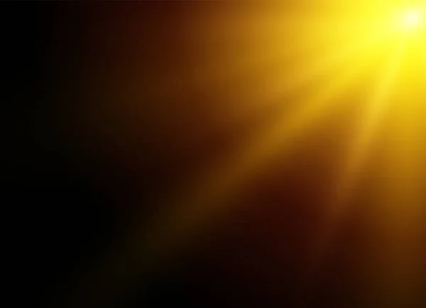 Geel verkleuring licht — Stockvector