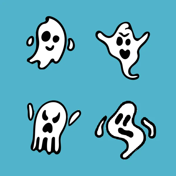 Fantasma de Halloween — Vector de stock