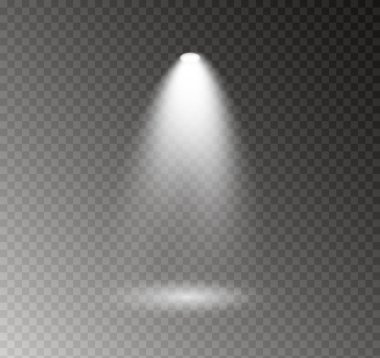 Spot ışıkları parlıyor. 