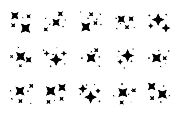 坠落的恒星小行星 — 图库矢量图片