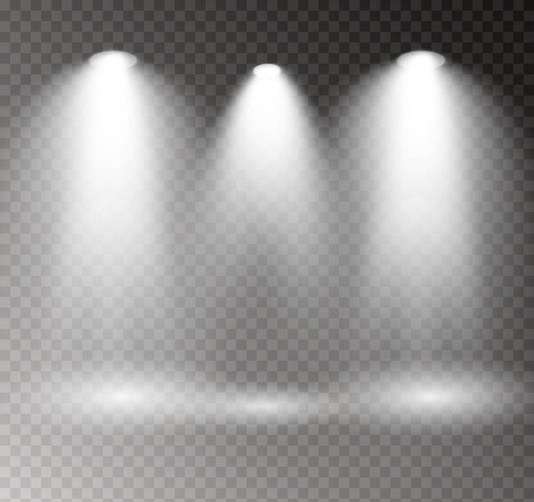 The spotlight shines 