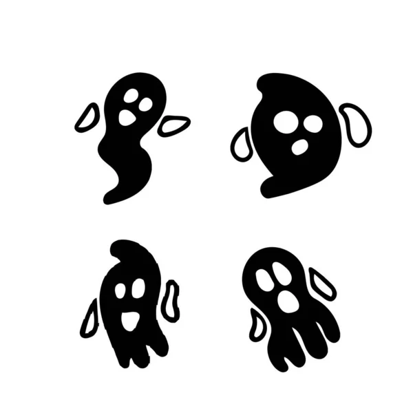 Halloween weinig Ghost — Stockvector