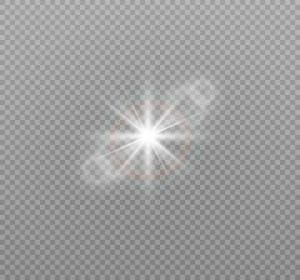 La luz del sol un bokeh translúcido — Vector de stock