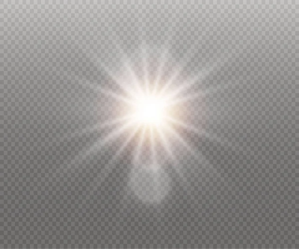 Auringonvalo läpikuultava bokeh — vektorikuva