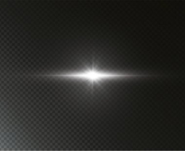 Beyaz parlayan ışık 