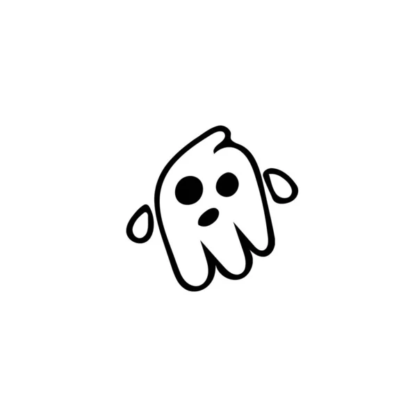 Halloween Little Ghost — Stock Vector